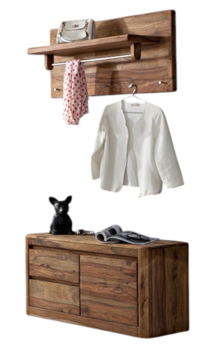 Main Möbel Шафи-Set Garderobe 2-tlg. "Indian Sunset" Palisander