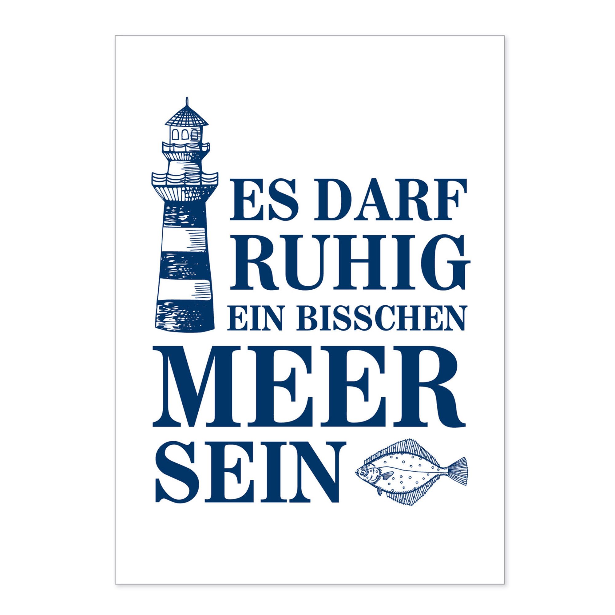 Postkarte Postkarte Es darf Meer sein