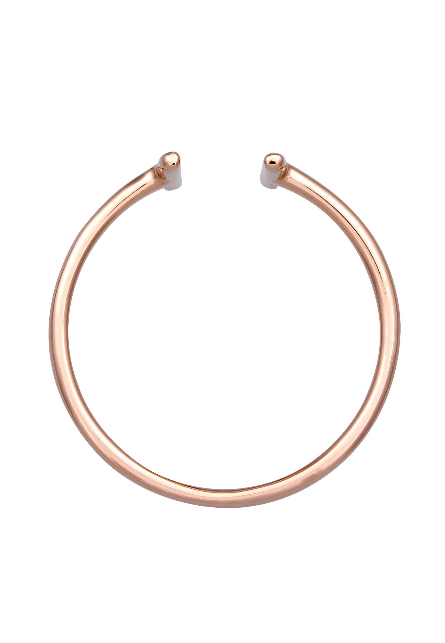 Elli Premium Fingerring Geo Statement Basic 750 Roségold