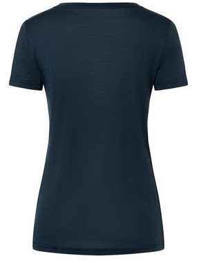 SUPER.NATURAL T-Shirt für Damen, Merino COPPER SARDINE modern, atmungsaktiv