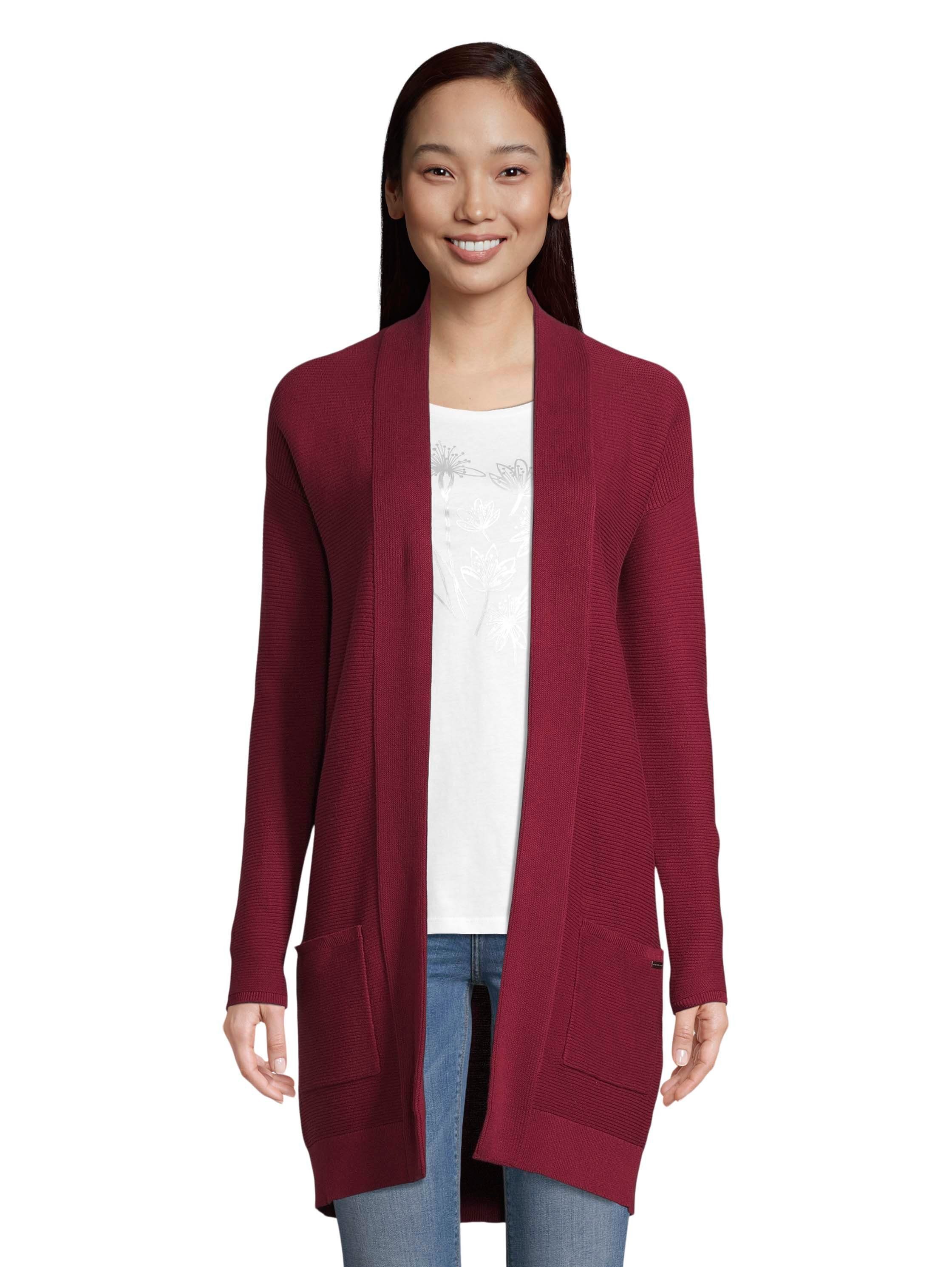 Longstrickjacke