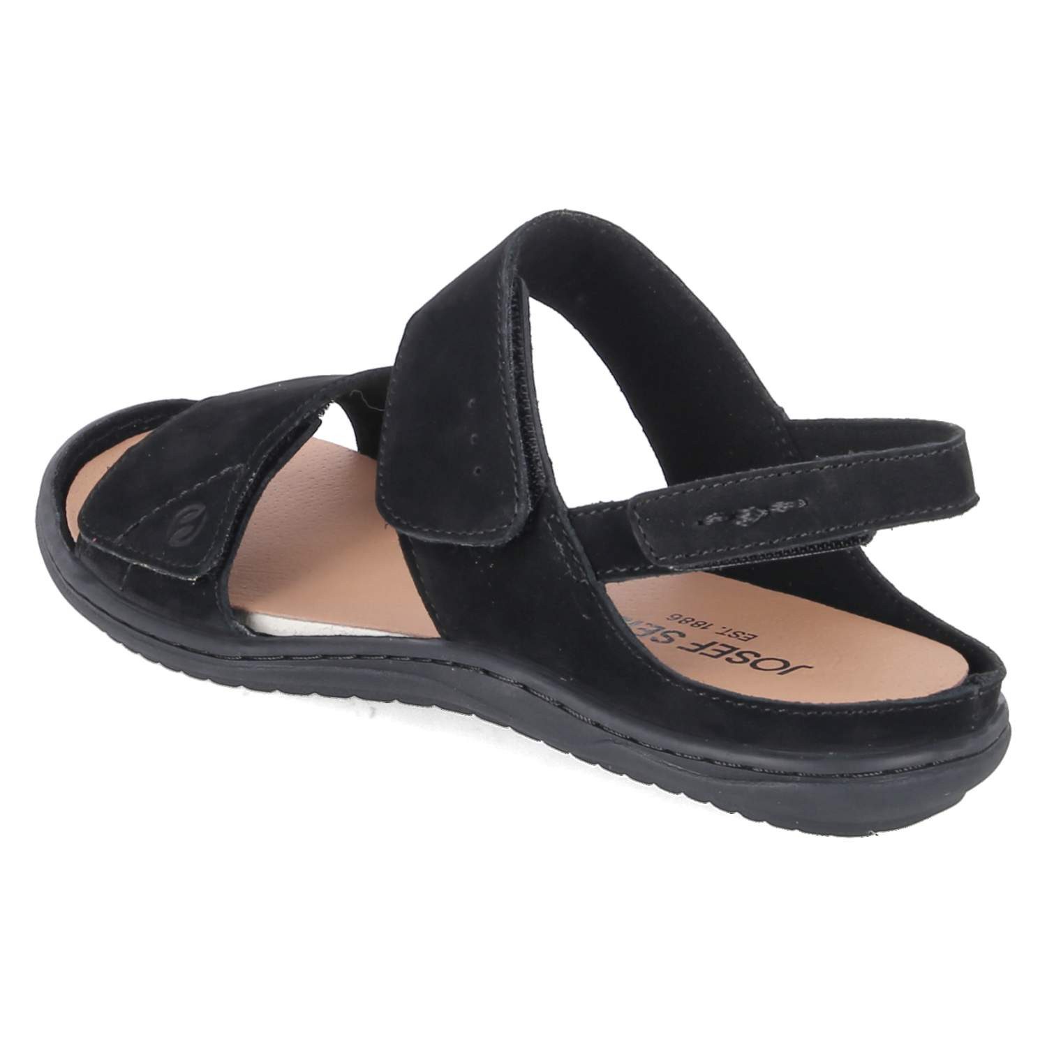 Josef Seibel Josef Seibel Flache Sandalen 75804724/105 Damen Rauleder black Sandalette – Bild 3 von 5