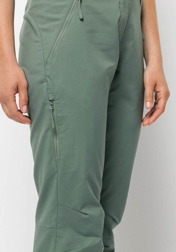 ACTIVE Jack picnic-green Softshellhose Wolfskin W TRACK PANTS