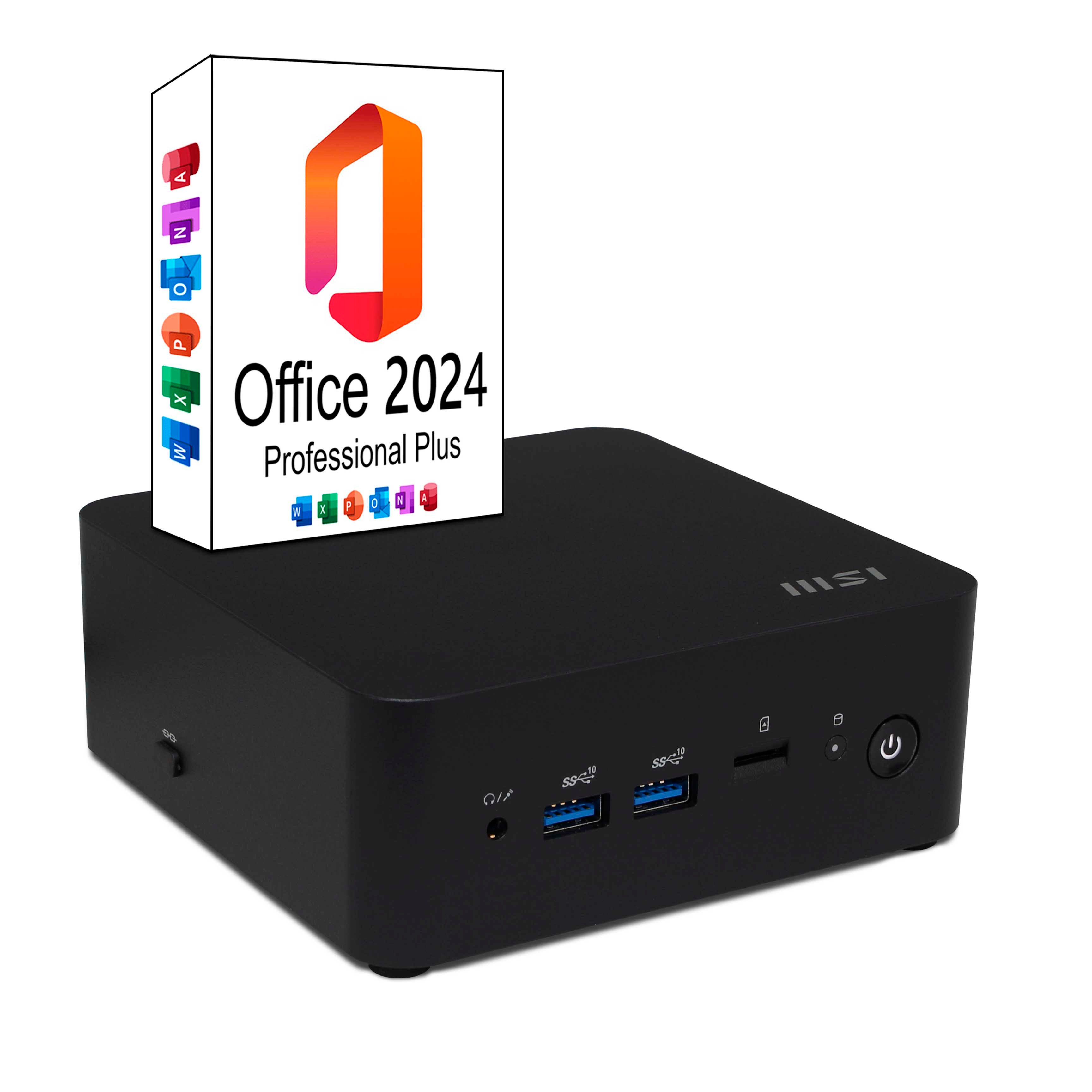ANKERMANN-PC MSI Cubi 13MQG-065 Mini PC Mini-PC (Intel, Core Onboard Graphics, 32 GB RAM, 1000 GB SSD, Luftkühlung)