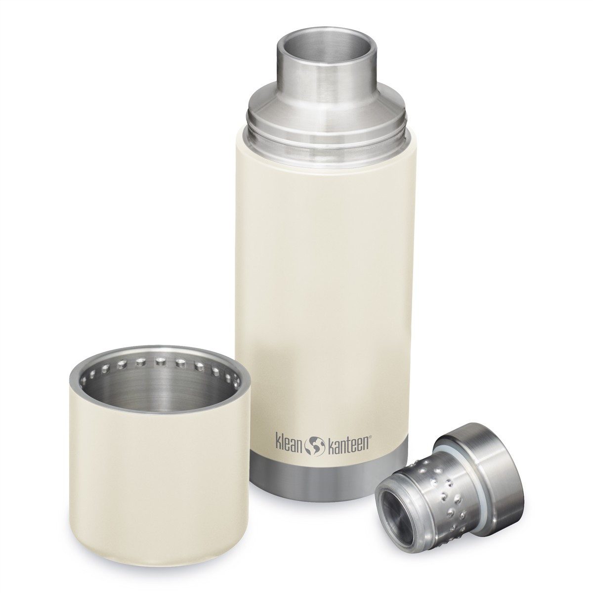 Klean Kanteen Besteck-Set Klean Kanteen Edelstahl Isolierkanne TKPro 750ml Tofu weiß