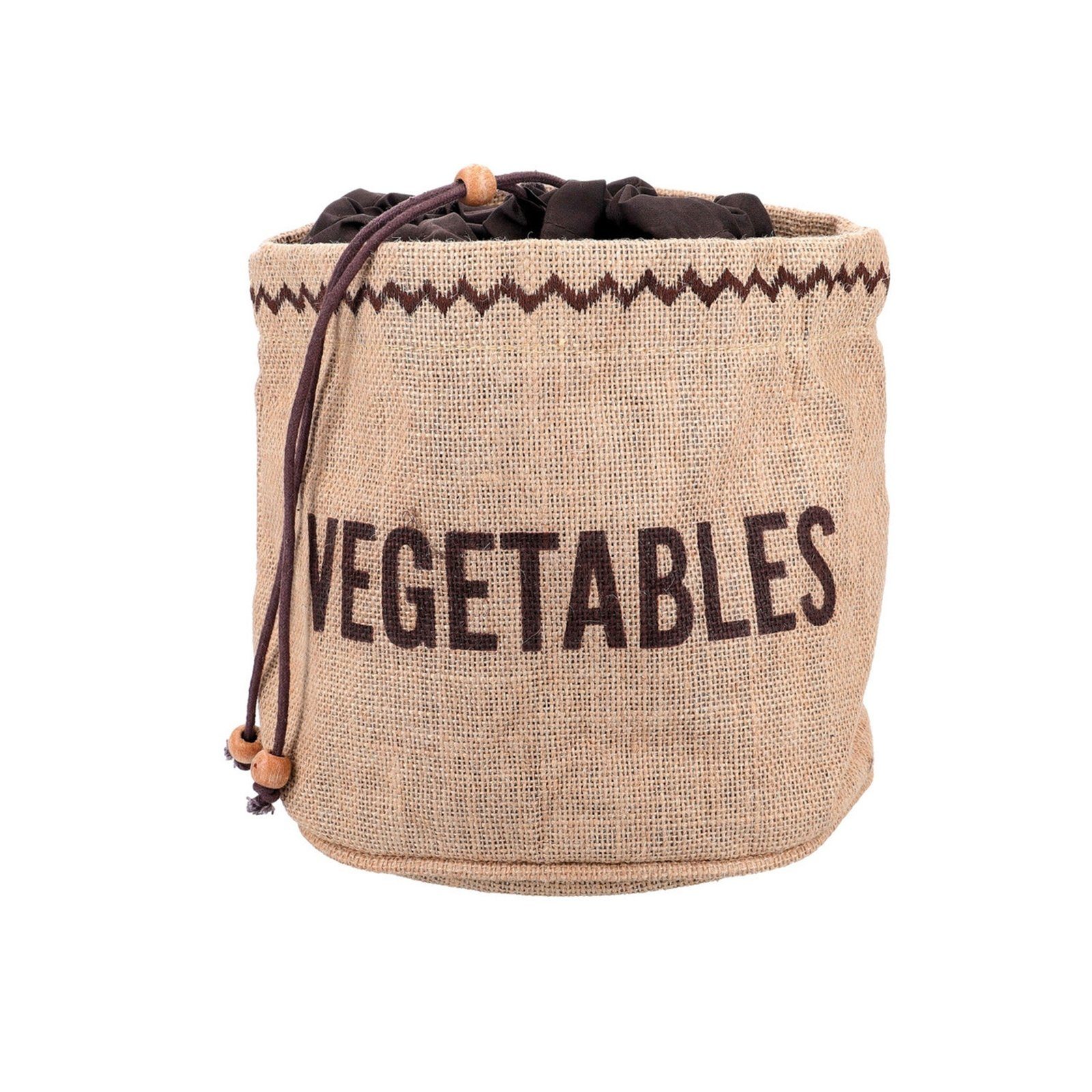 Neuetischkultur Vorratsdose Jutesack für Gemüse, Jute, (Stück, 1-tlg), Lebensmittelaufbewahrung