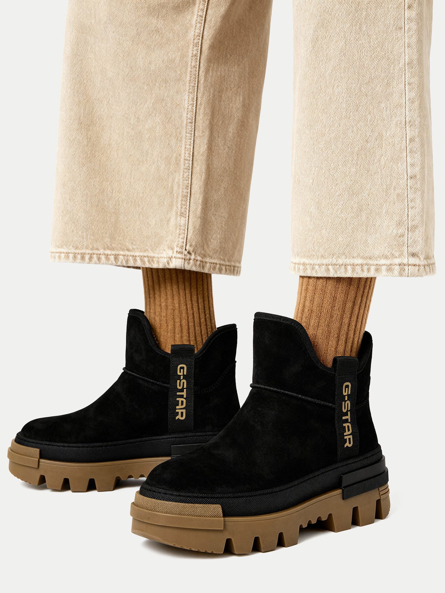 G-STAR G Star Raw Damen-Knöchelstiefel Schwarz G-STAR RAW-CEO-WI16-PATTRICK-0 Stiefel