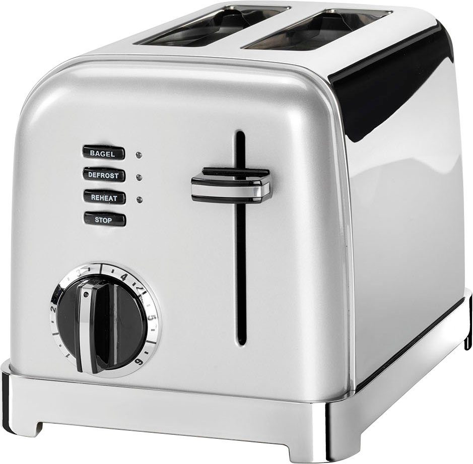 Scheiben, Retro Toaster Toastschlitze, Cuisinart 2 Schlitze, Design 2 für CPT160SE, kurze 900 extra W, breite