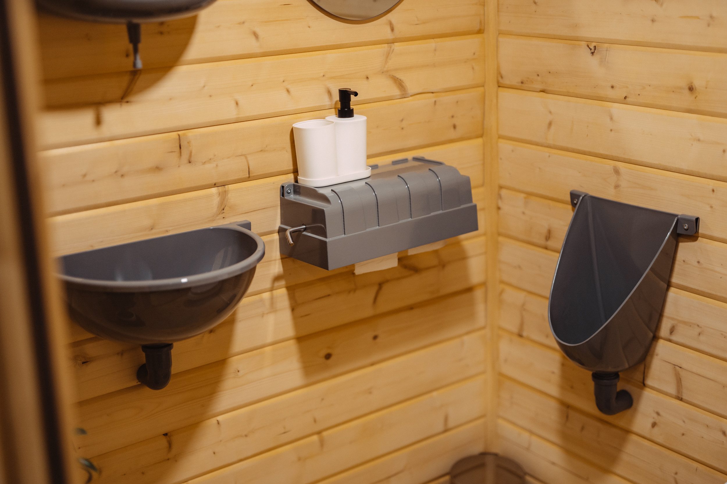Agande Urinal mit Schlauch Urinalbecken Pissoir Wandurinal Kunststoff PVC – Bild 5 von 5