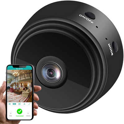 Retoo Überwachungskamera WiFi Mini Wireless Kamera 1080P HD Indoor Kamera Überwachungskamera (Innen, Mini-Spionagekamera, USB-Kabel, Benutzerhandbuch, Originalverpackung, Kompakte Größe, Mobilität, Einfache Bedienung, Drahtlose Kommunikation)