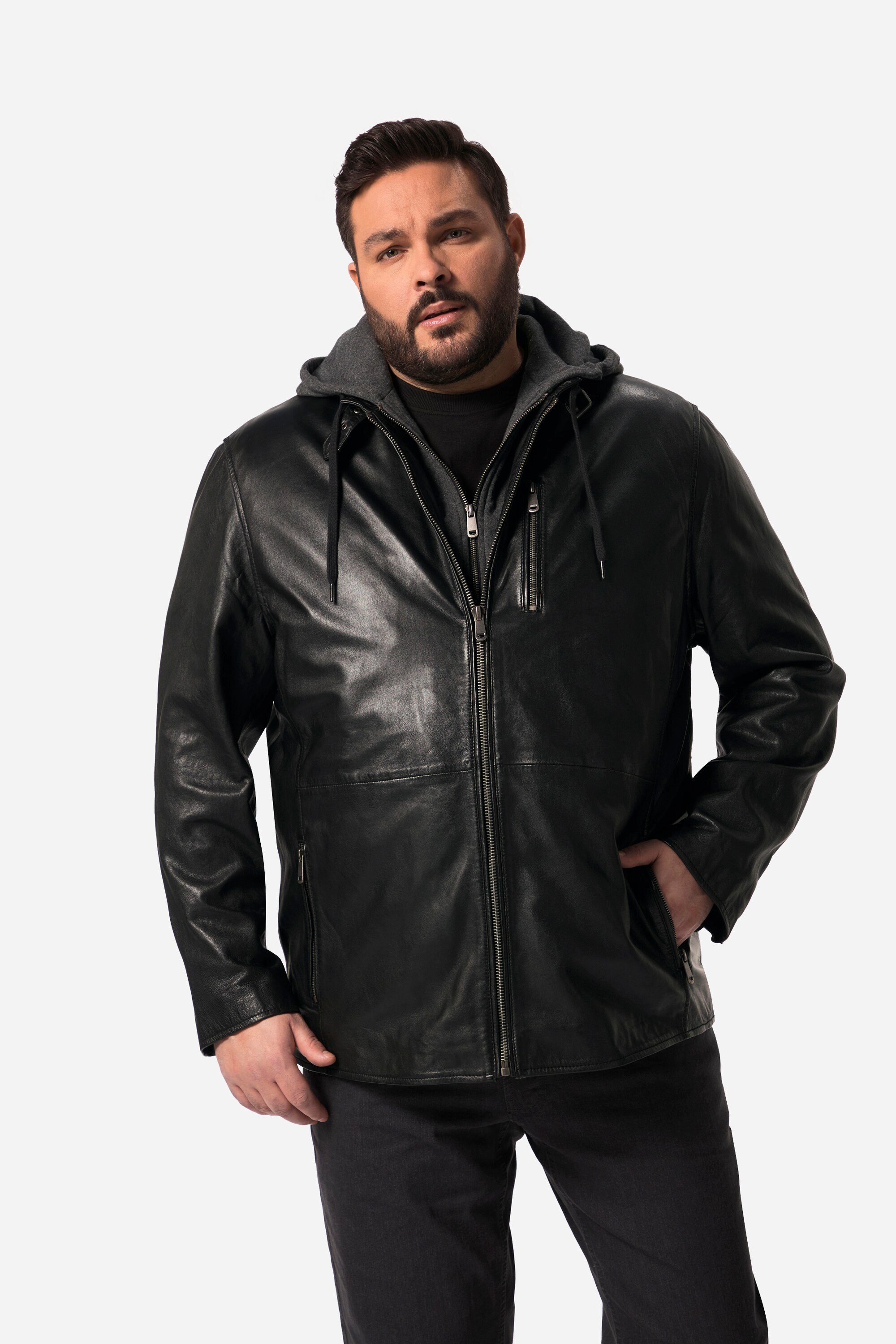 Men Plus Lederjacke Men+ Lederjacke Leder günstig online kaufen