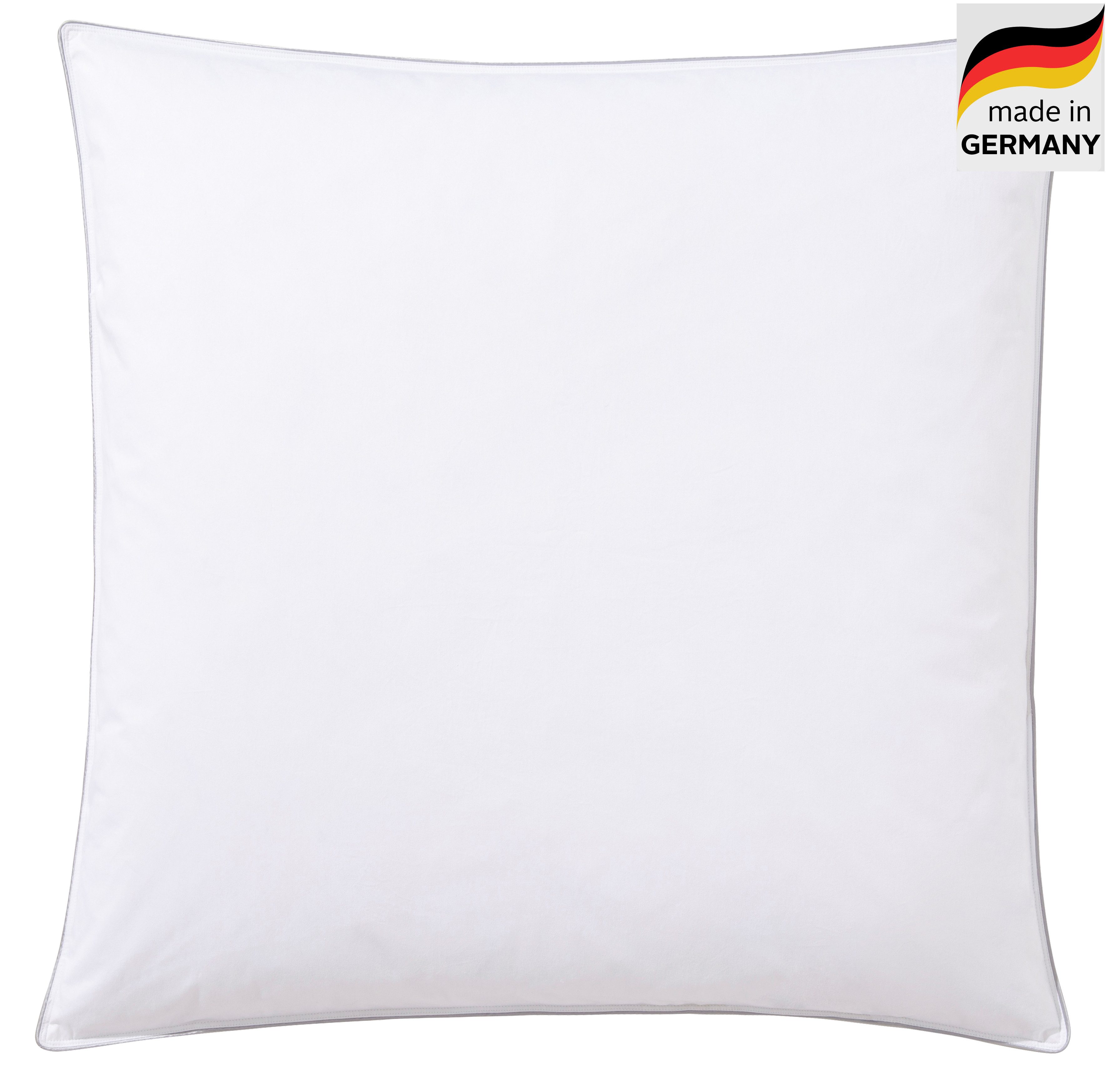 OTTO home Federkissen TAMINS, Kopfkissen 80x80 cm, 40x80cm, Füllung: 85% Federn & 15% Daunen, Bezug: Baumwolle, Seitenschläfer, …
