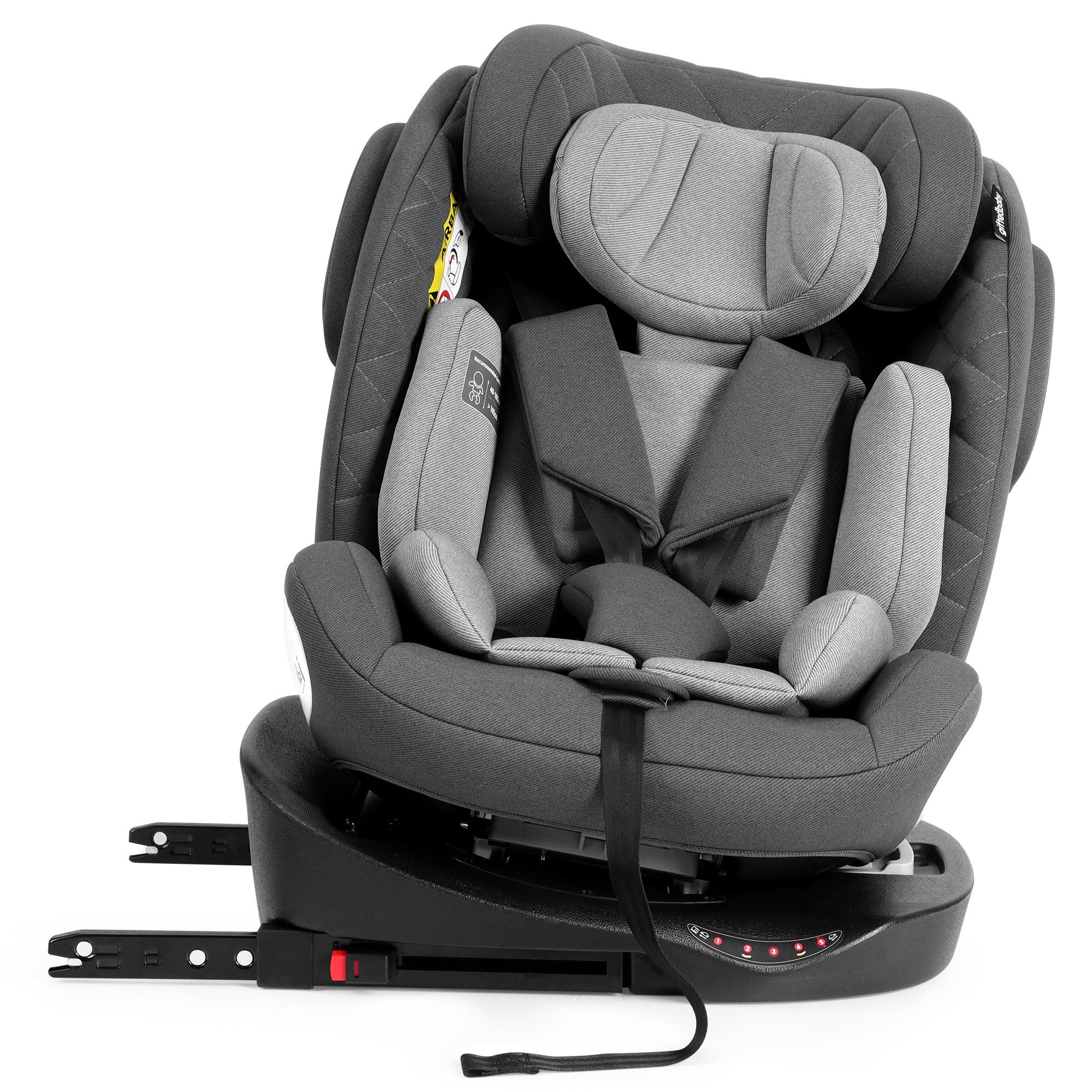 OKWISH Autokindersitz Kinderautositz Kindersitz, (mit ISOFIX, 0–36 kg (40–150 cm), vorwärts- und rückwärtsgerichtet), für Kinder von Geburt bis 12 Jahre