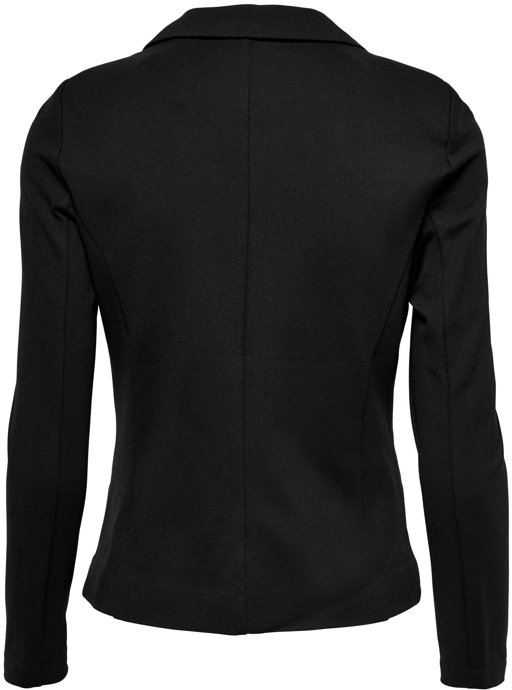 ONLY Jerseyblazer ONLPOPTRASH – 2-Knopf Blazer mit taillierter Silhouette regular fit, Milano Rib, Materialmix, Reverskragen, unifarben – Bild 5 von 5