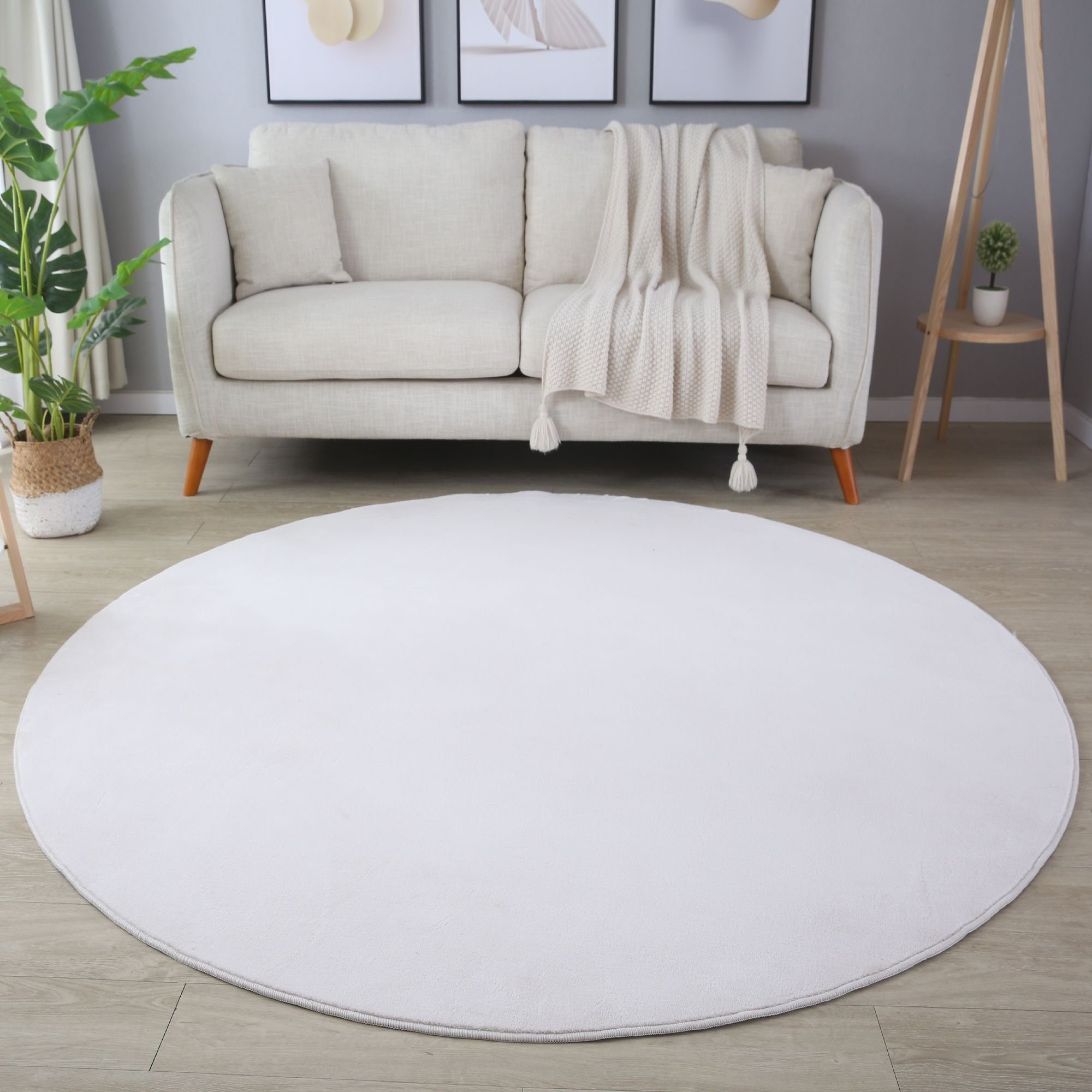 Homtex Teppich, Ø 160 cm Rund, günstig online kaufen