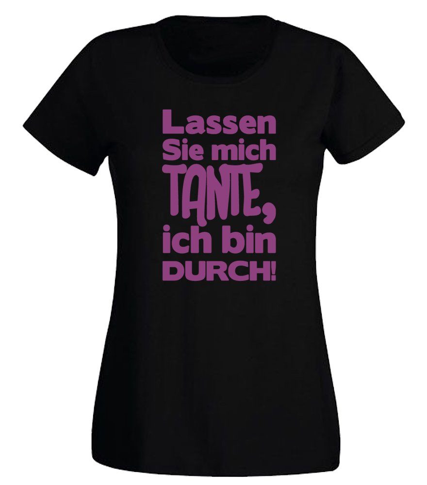 schwarz / Druck - lila