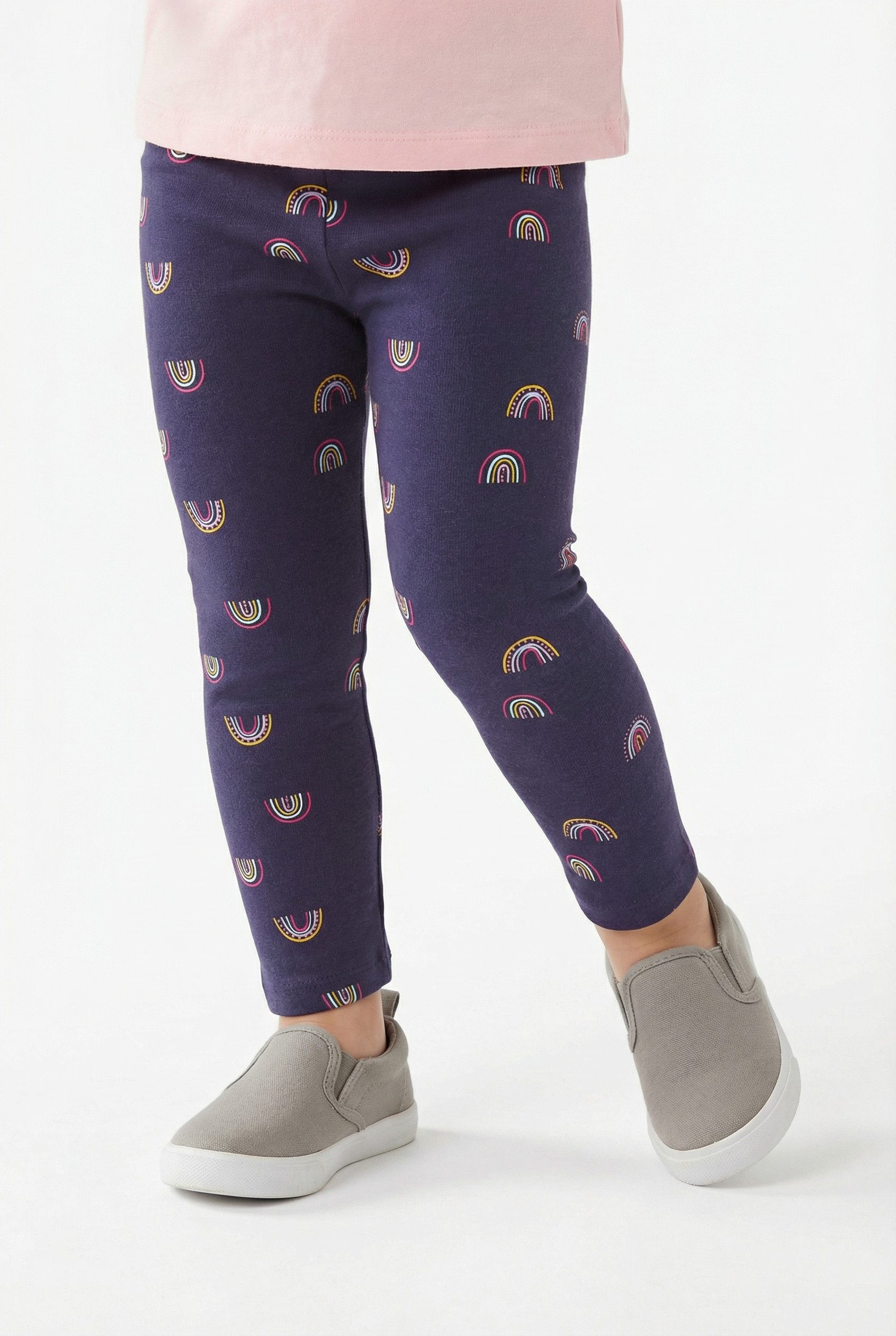 happy girls Leggings im tollen Alloverprint, Basic-Form