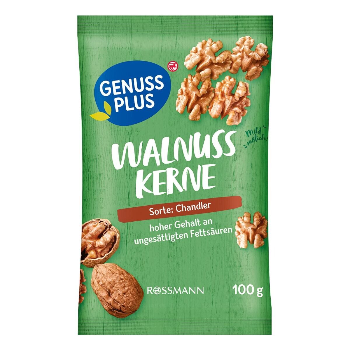 GENUSS PLUS Nüsse Chandler, Walnusskerne 100 g