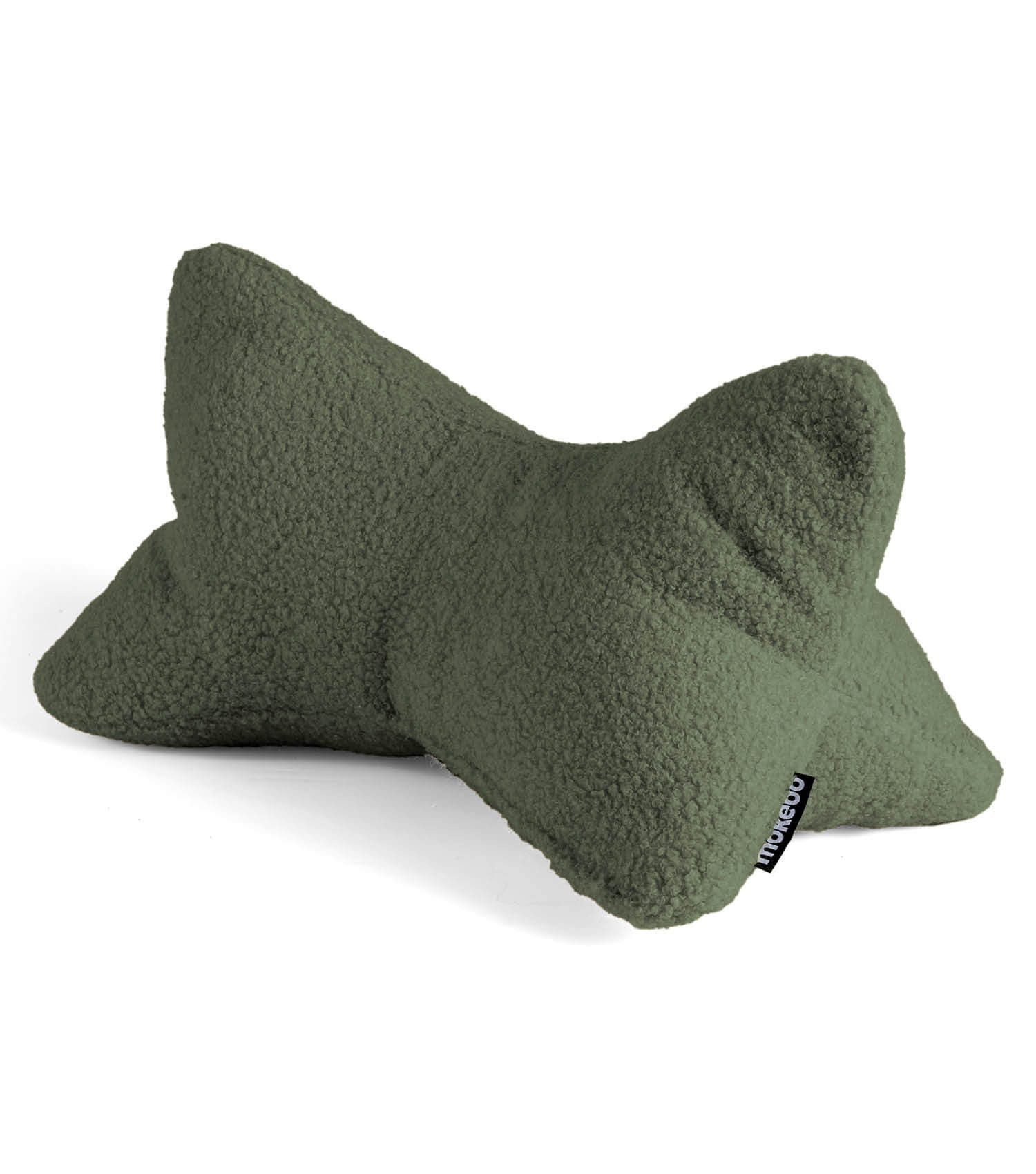 mokebo Nackenrolle Der Leseknochen, aus Bouclé Stoff, Leseknochen oder Подушки для шеи aus gemütlichen Bouclé Stoff