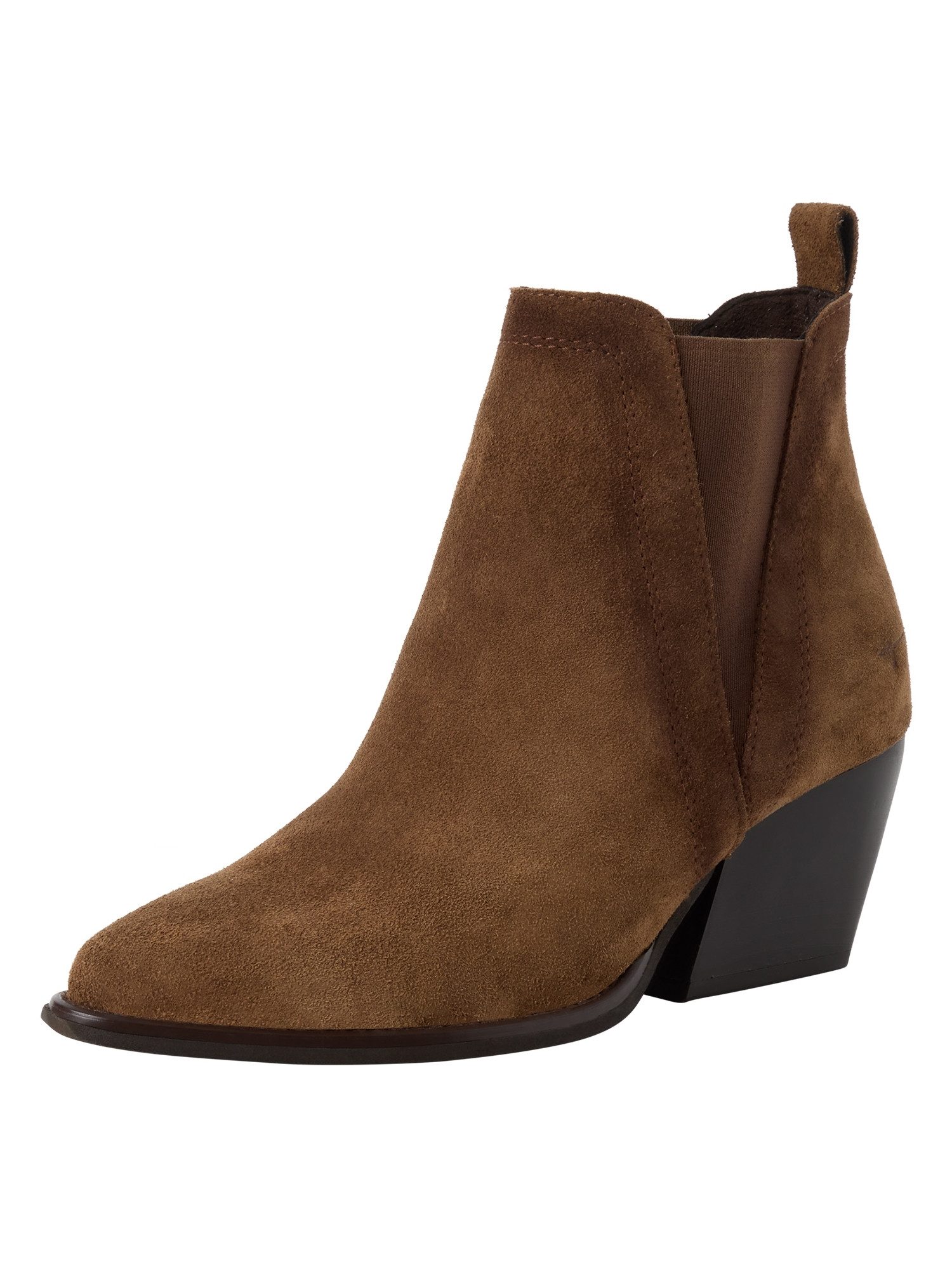 Tamaris TOUCH-IT aus Leder Blockabsatz 1-25303-47 Chelseaboots TOUCH-IT