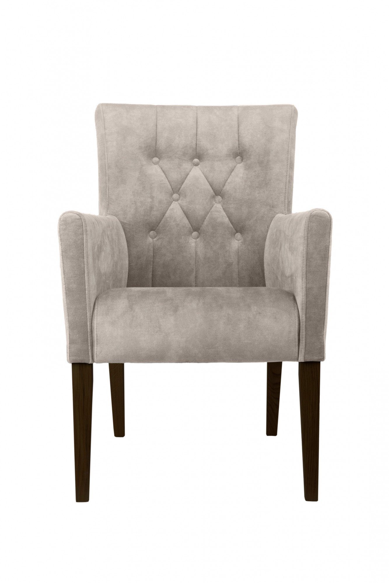 Home affaire Armlehnstuhl Cortega Esszimmerstuhl mit Knopfheftung (1 St), B günstig online kaufen