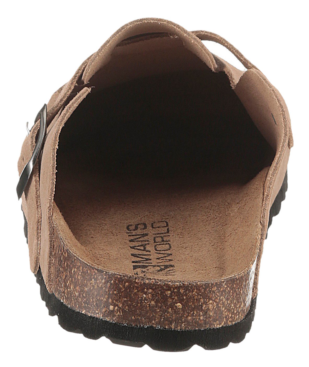 Man's World Clog, Schlappen, Sommerschuh, Hausschuh mit vorgeformtem Fußbett