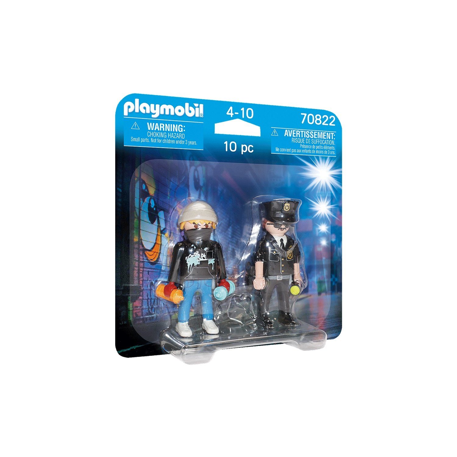 Playmobil® 70822 DuoPack Polizist und Sprayer Konstruktions-Spielset günstig online kaufen