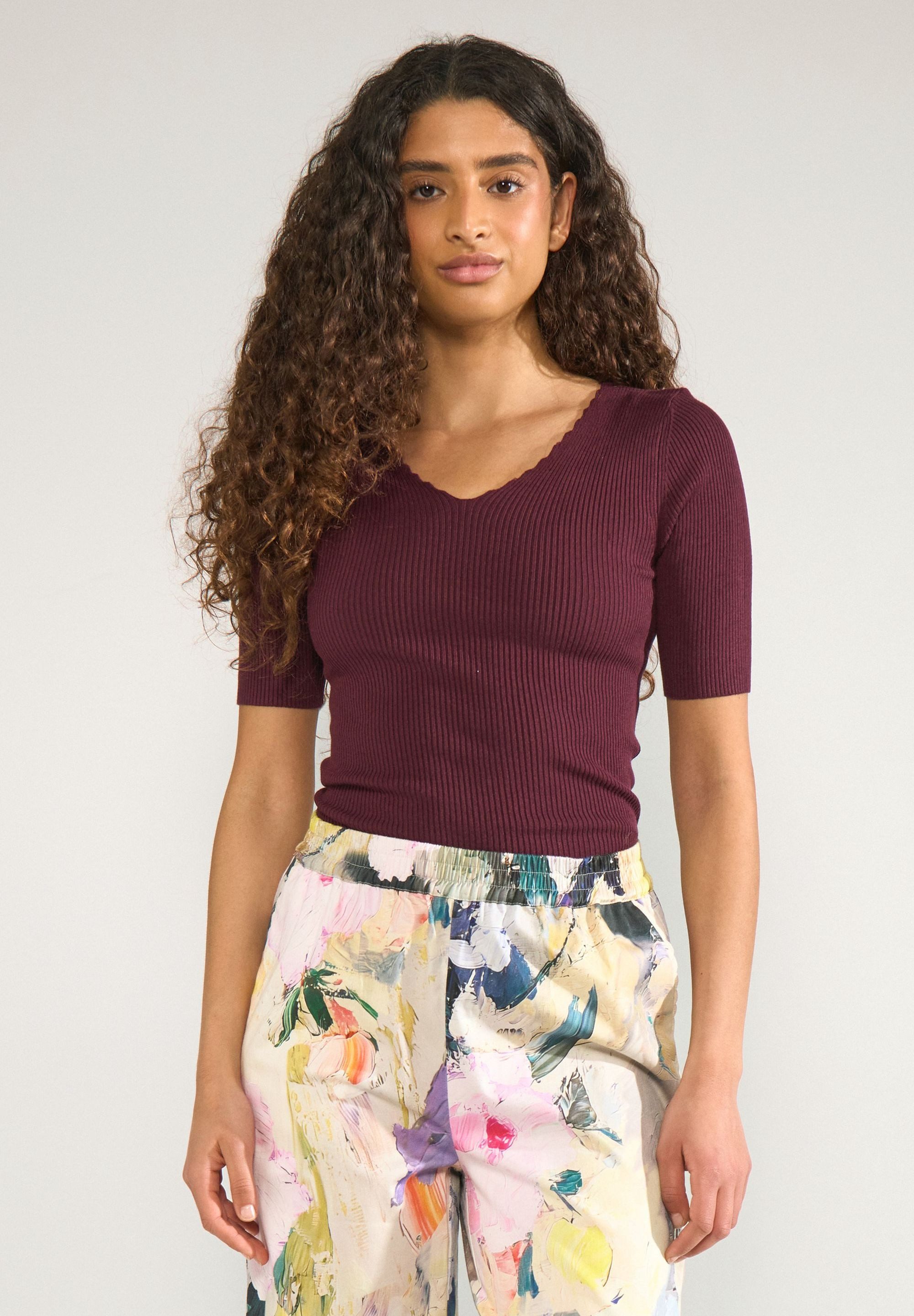 nümph Strickpullover NUAYELET SS PULLOVER CROPPED Obermaterial: