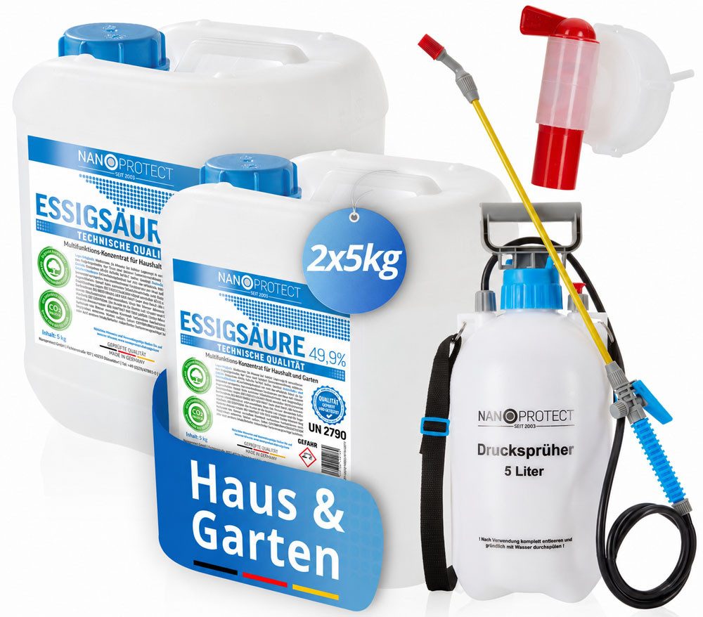 Nanoprotect Essigsäure 49,9% Reinigungskonzentrat