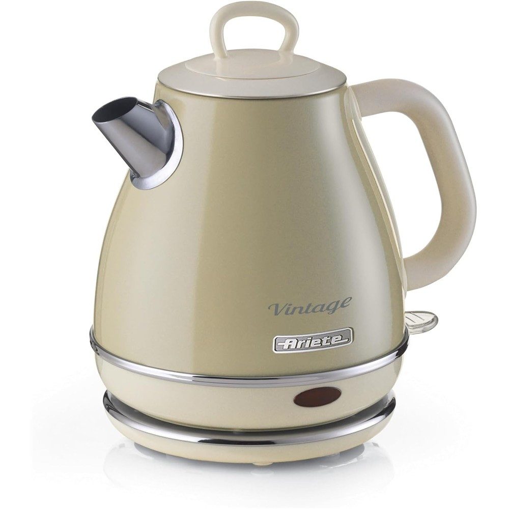 Ariete Wasserkocher Vintage Wasserkocher 1 L, Schwanenhals Wasserkocher mit 1600 W, 1600 W, Schwanenhalskessel, Pour-over-Kaffee, Teekocher, Heißwasserbereiter