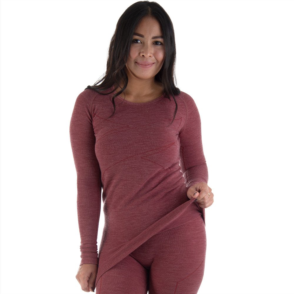Thermounterhemd Atmungsaktives Merino Thermo-Oberteil für Frauen – für Outdoor-Sport