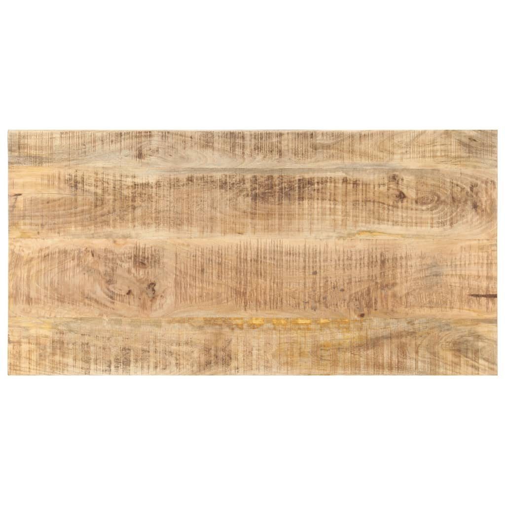 furnicato Tischplatte Massivholz Mango 25-27 mm 100x60 cm (1 St)