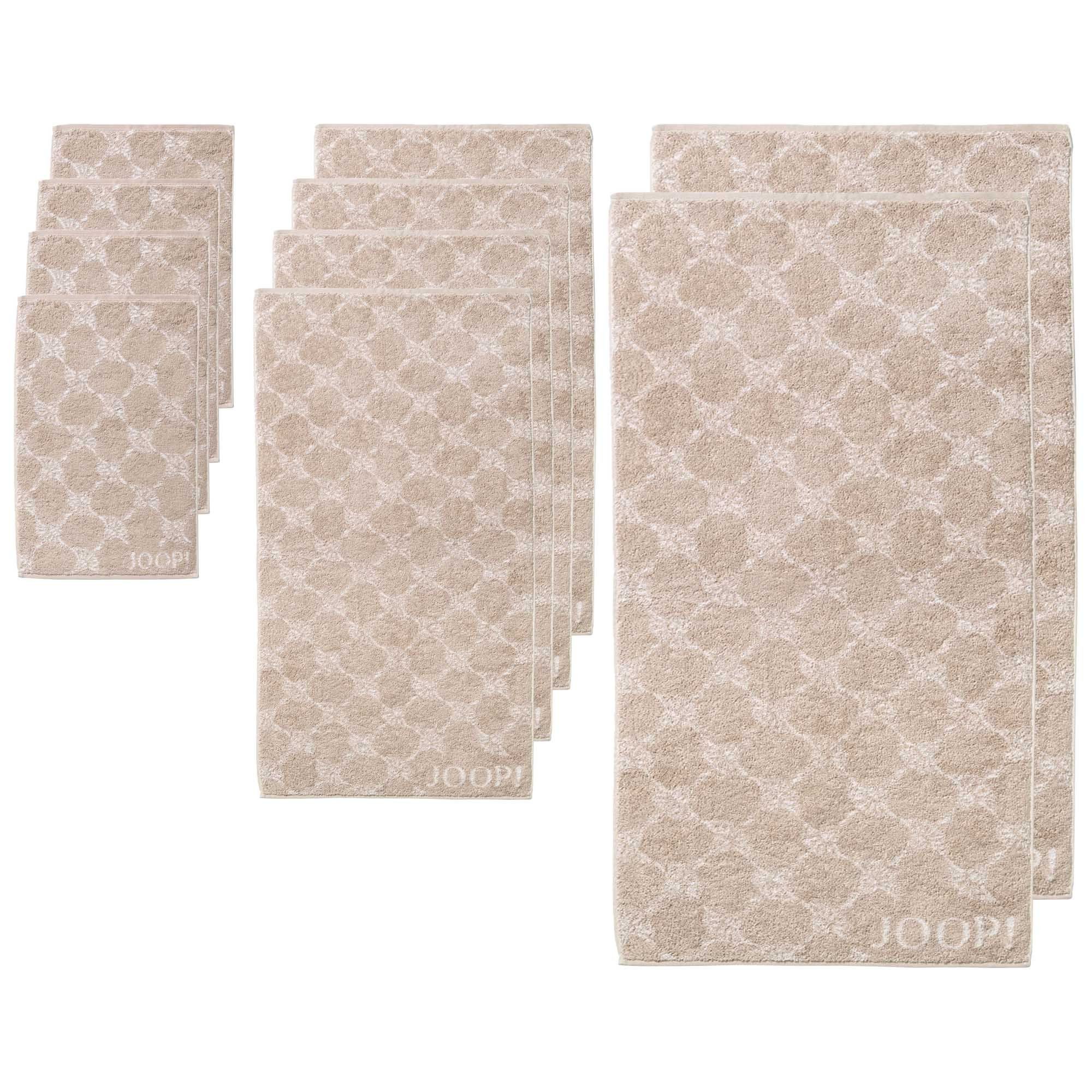 JOOP! Handtuch Unisex Handtuch 10er Pack Baumwolle, Frottier (Set, 10-St)