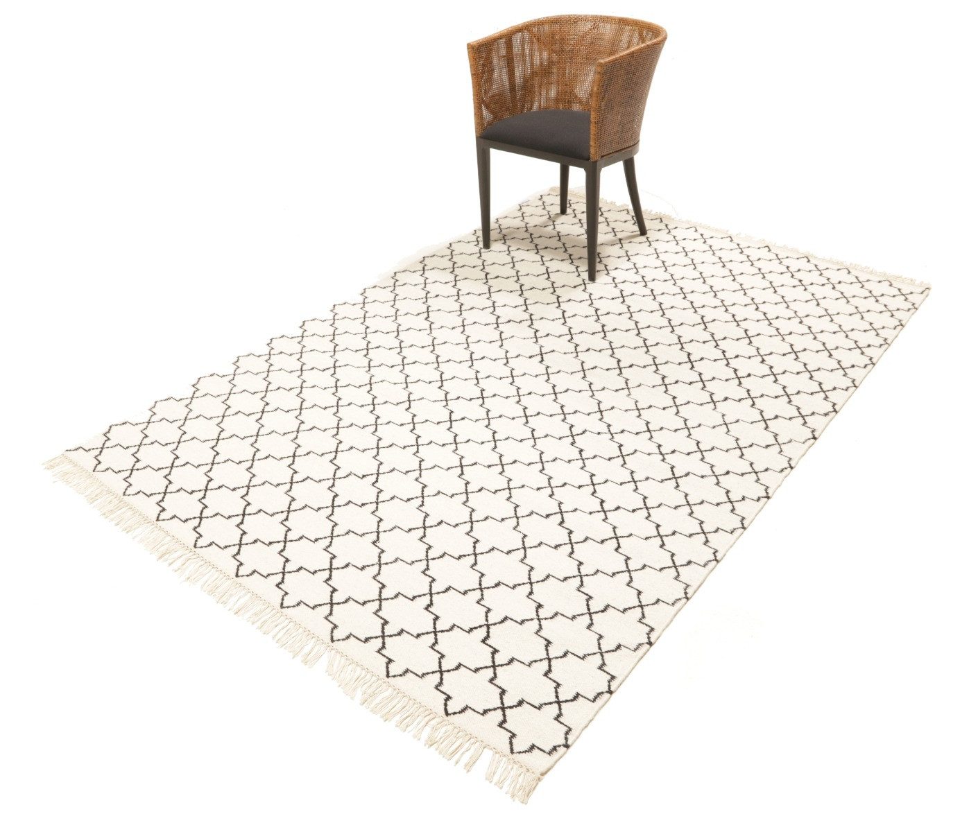 Carpet Avenue Teppich Kelim Dhorri Star 230x160, Rechteck, Höhe: 4 mm