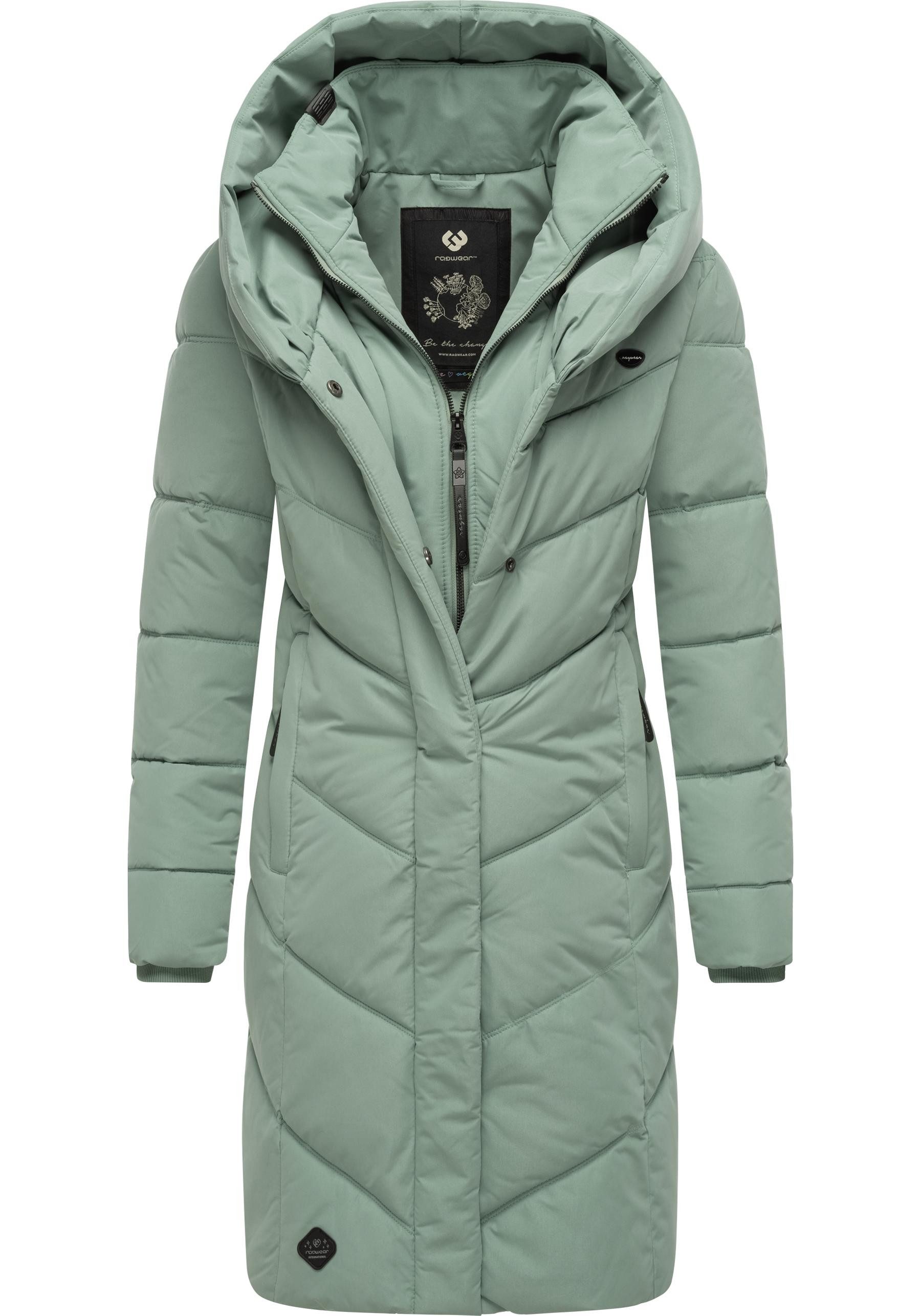 Ragwear Steppmantel Natalka stylischer, gesteppter Winterparka mit gefütterter Kapuze