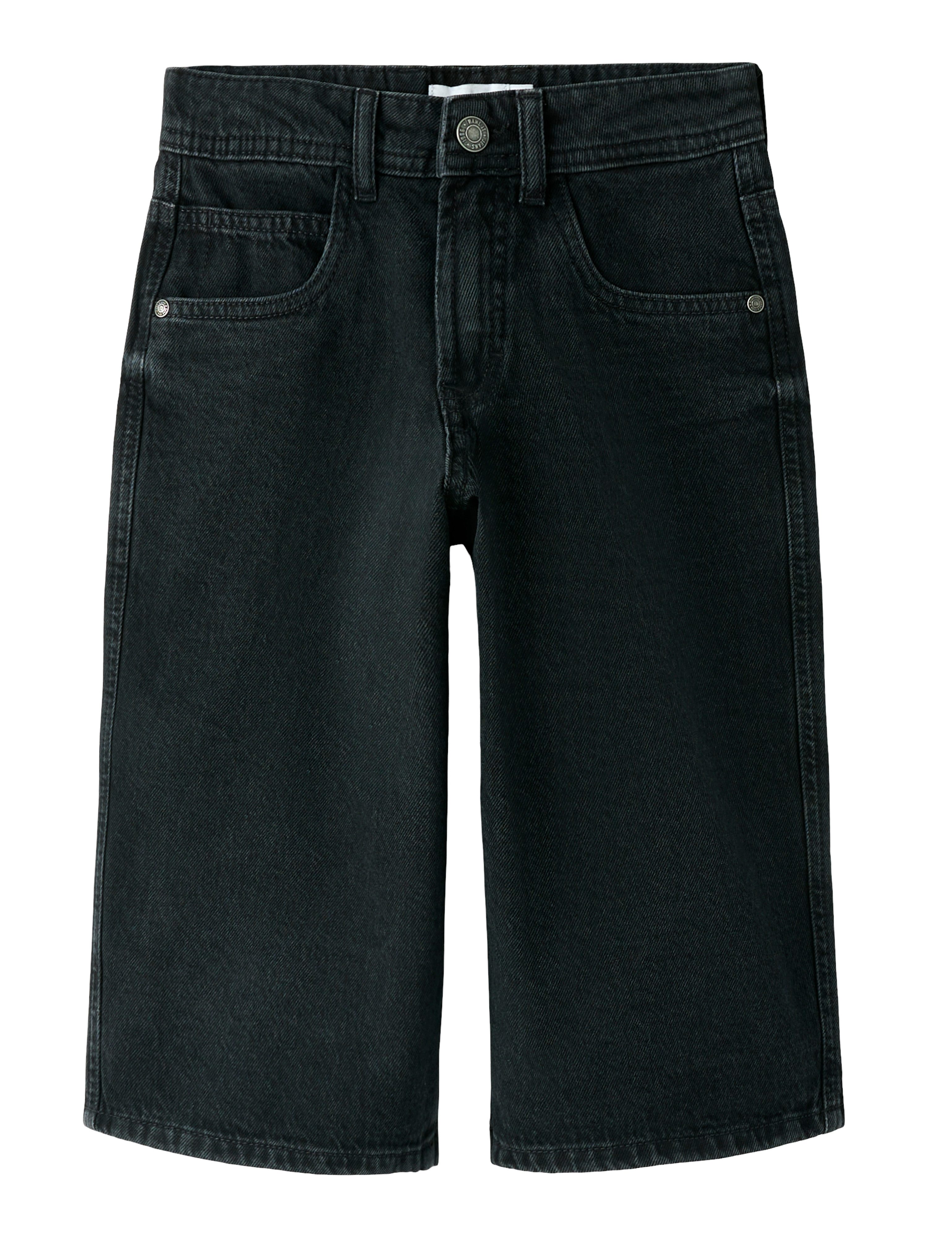 Name It Jeansbermudas NKMBEN X-SKATER DNM JORTS 7850-RM LNOOS Baumwolle, starker Used Look, Skater Fit