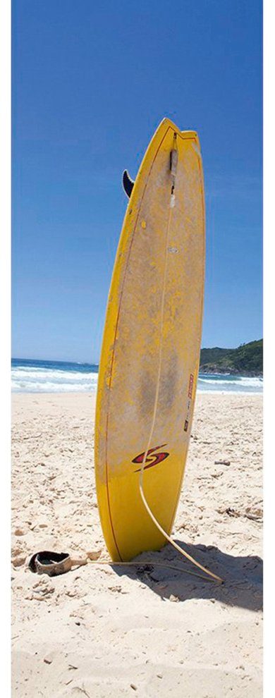 Architects Paper Fototapete Just Relax!, (1 St), Strand Tapete Natur Fototapete Surfboard Panel 1,00m x 2,80m