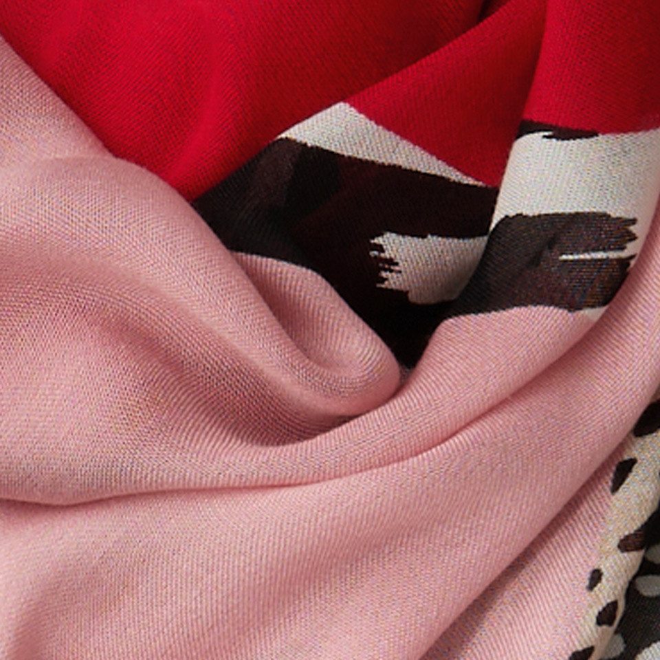 STREET ONE Schal, mit Mustermix