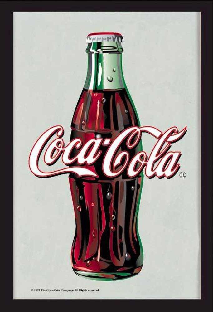 Dekospiegel Bedruckter Spiegel Coca Cola Bottle