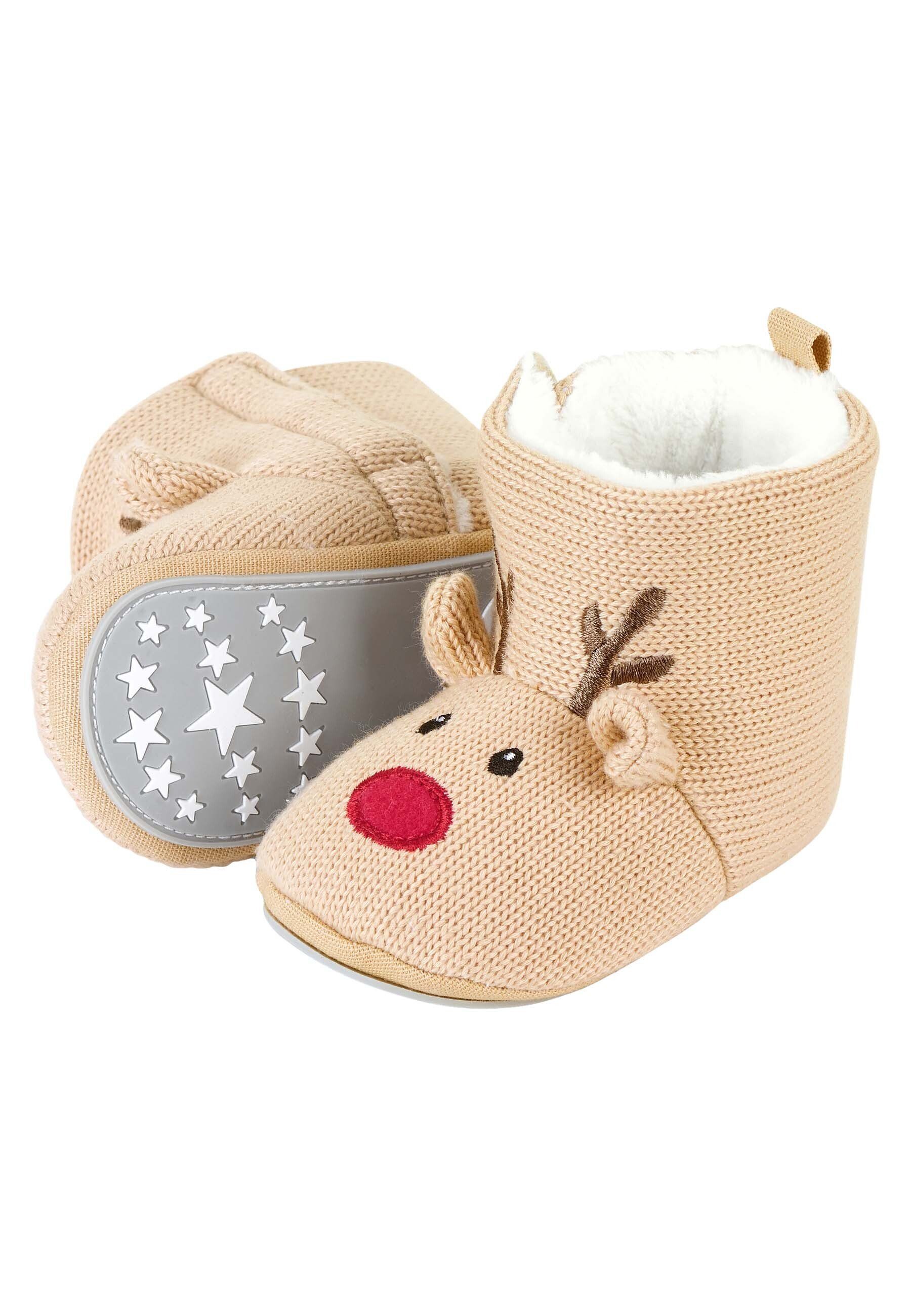 Sterntaler® Baby Stiefel Rentier Krabbelschuh (1-tlg)