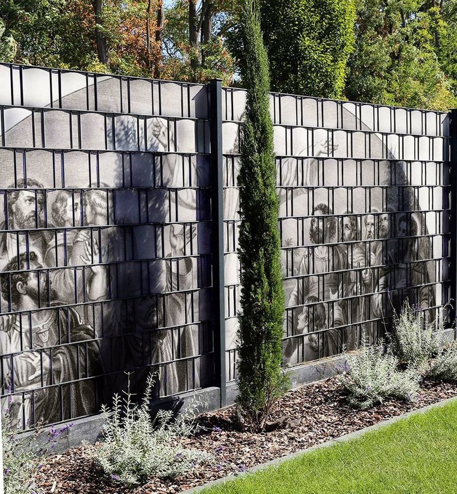 Thumbnail - MyMaxxi Sichtschutzstreifen Sichtschutzstreifen Spiritueller Heiliger Sichtschutz Garten Zaun, (Spiritueller Heiliger)