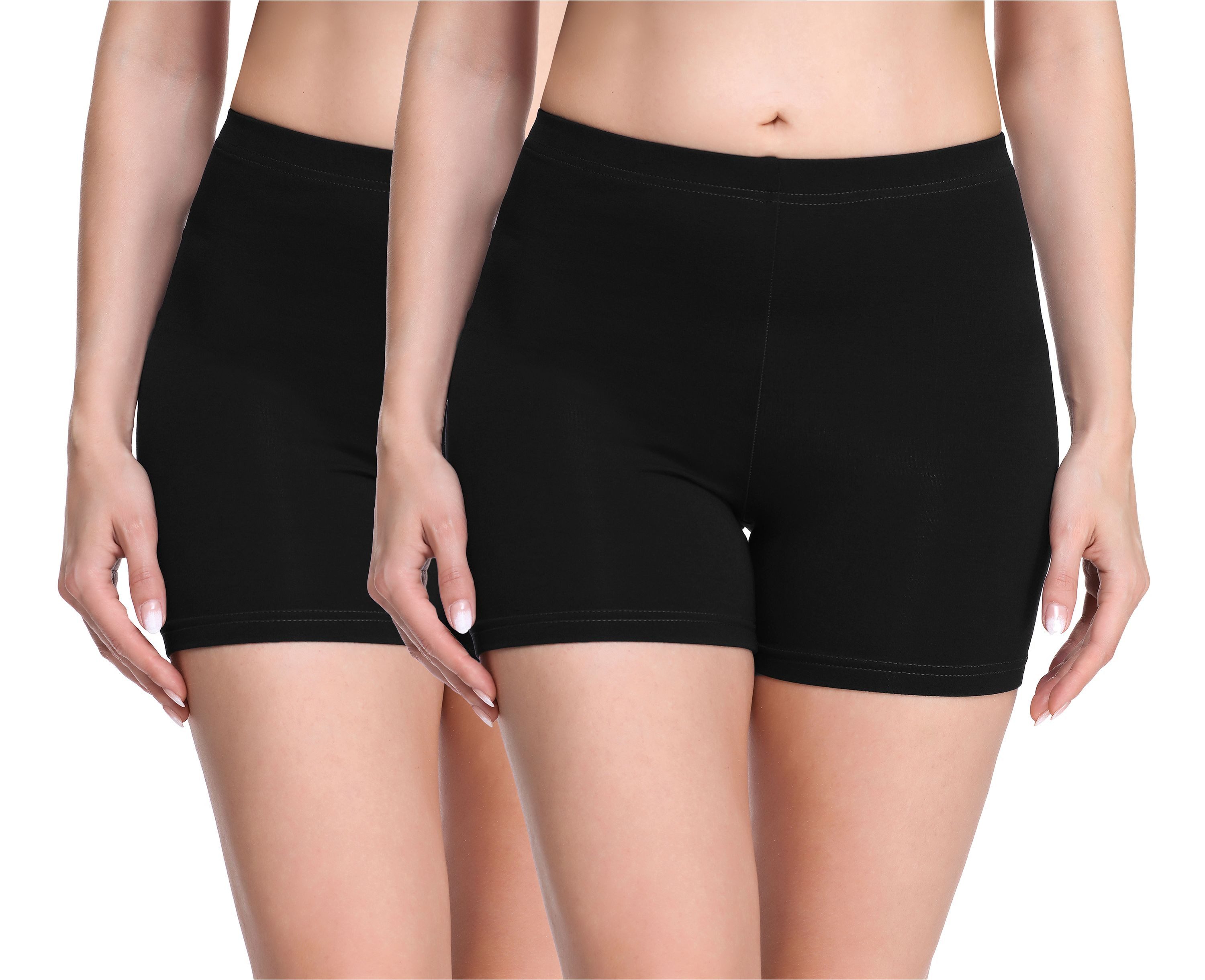 Merry Style Leggings Damen Shorts Radlerhose Hotpants MS10-283 (2-tlg) aus Viskose