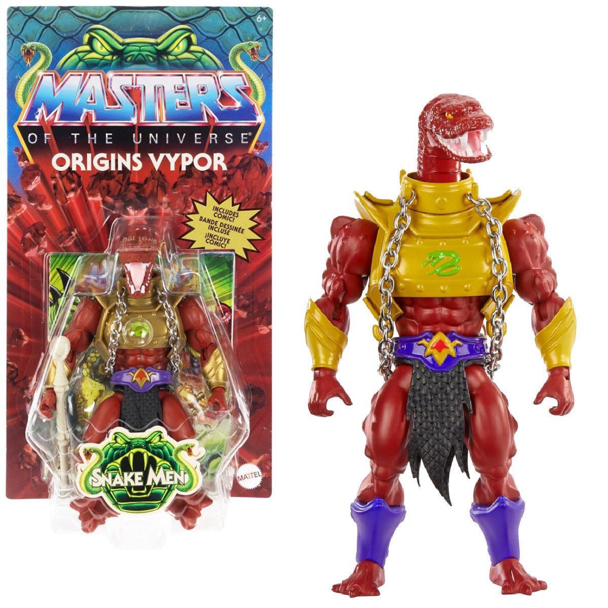 Mattel® Actionfigur Masters of the Universe Origins, Größe ca. 14 cm mit Zubehör
