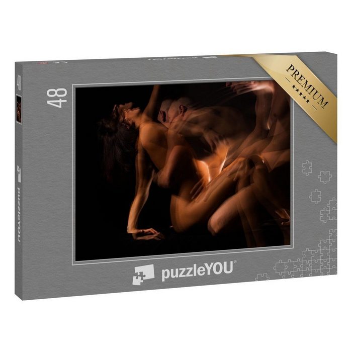 puzzleYOU Puzzle Erotische Fotografie: Zwei Liebende 48 Puzzleteile puzzleYOU-Kollektionen Erotik