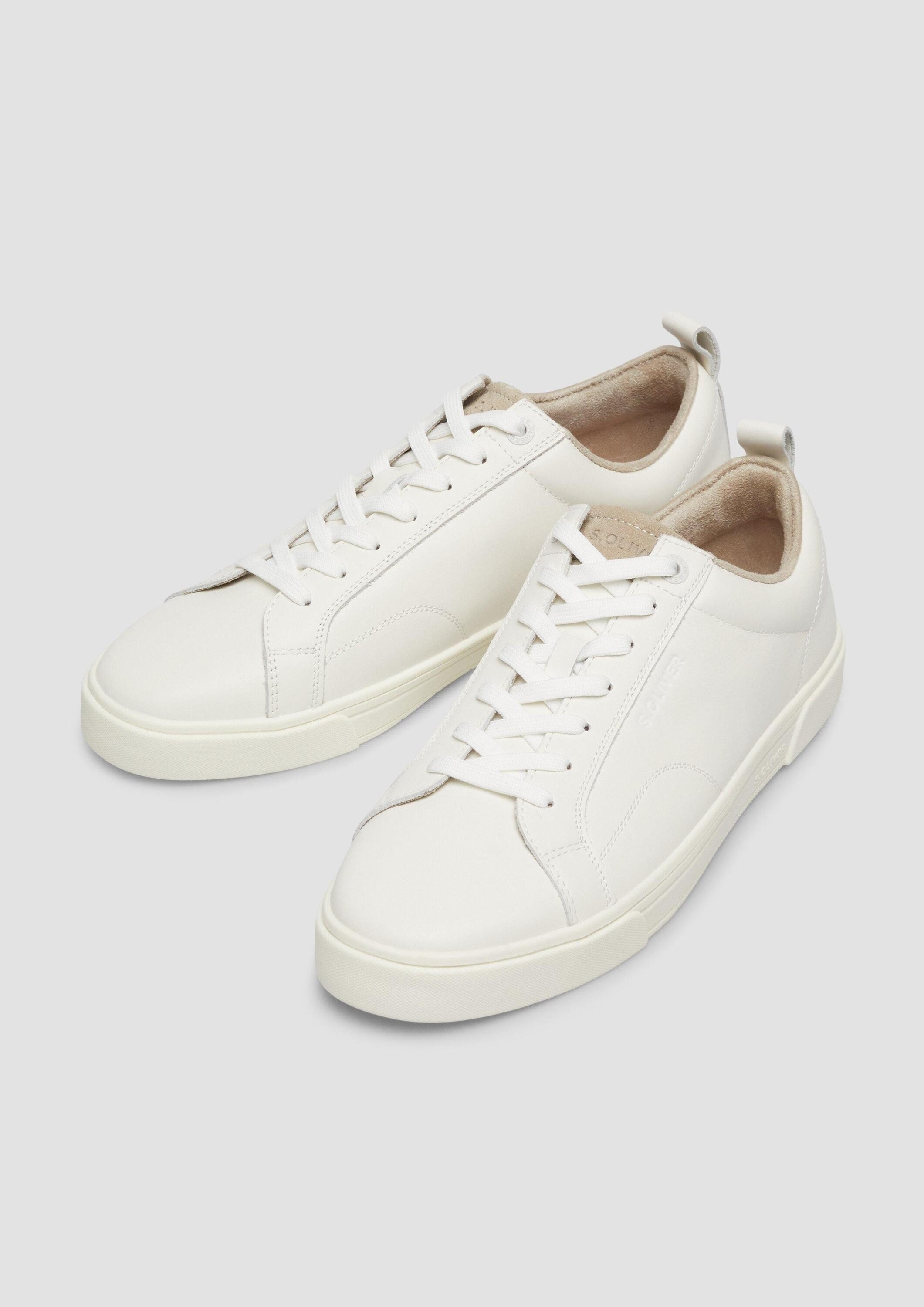 s.Oliver Sneakers Sneaker Leder-Sneaker mit Schnürung