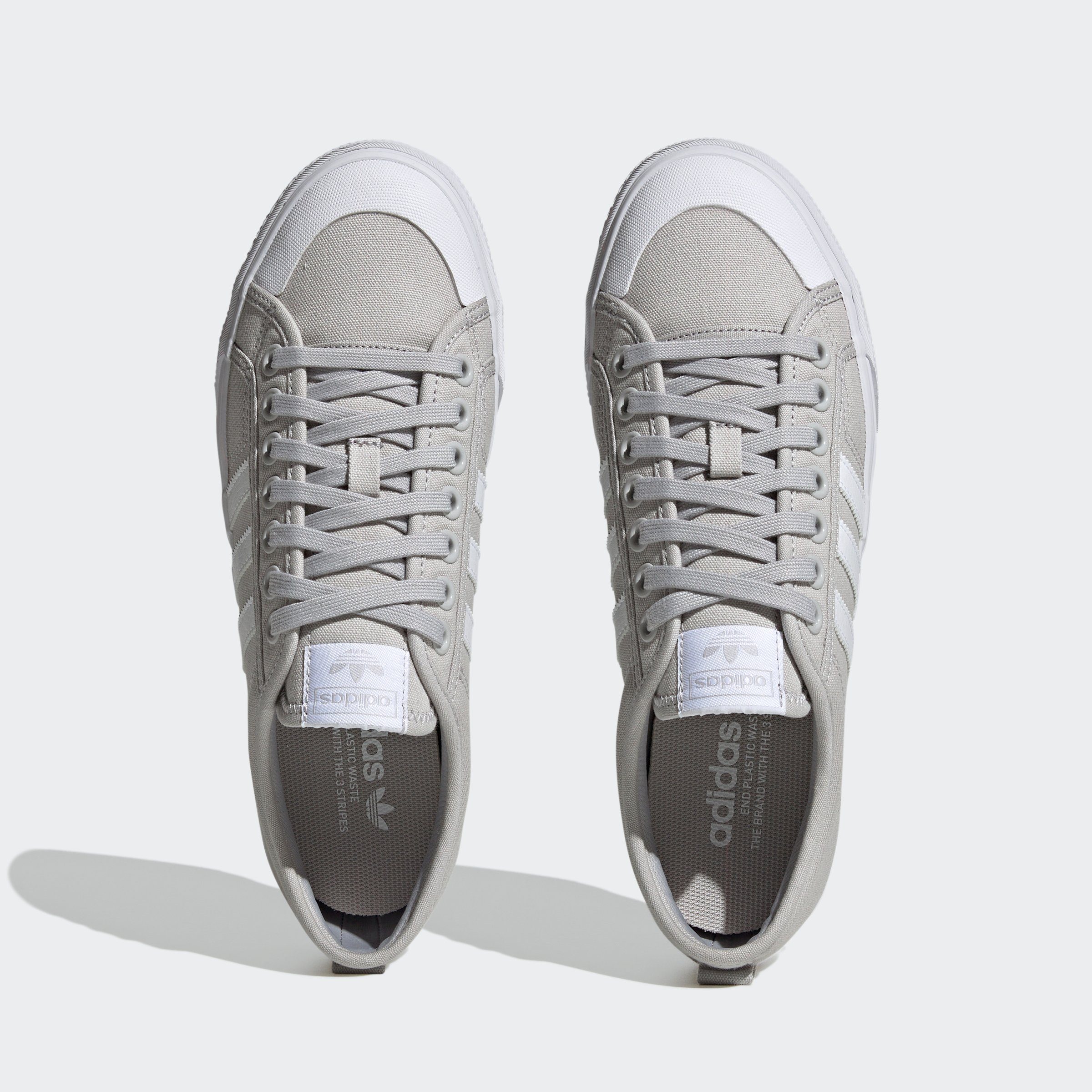 adidas Originals NIZZA Two / Grey Cloud White Sneaker / Cloud White