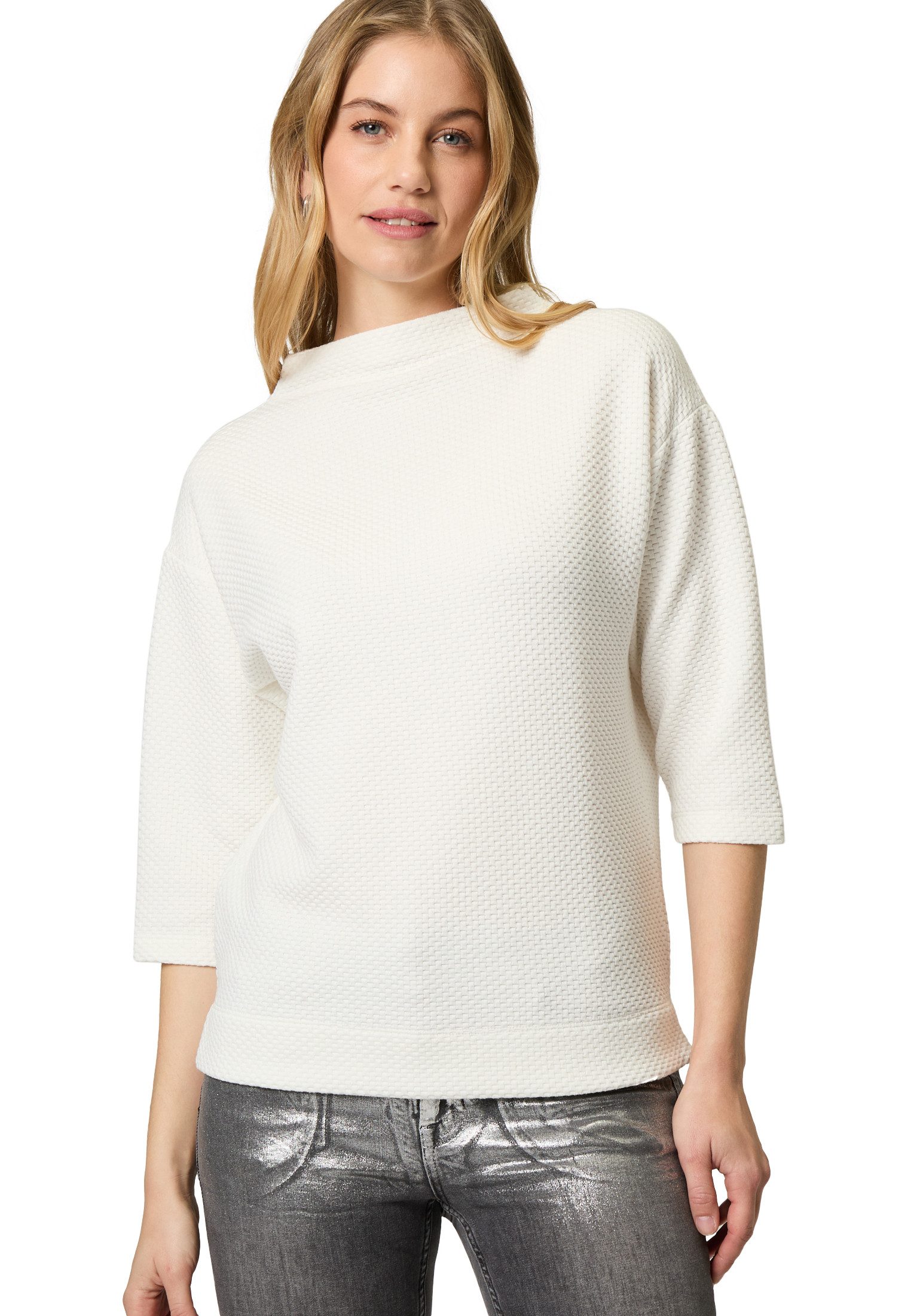 Zero Sweatshirt zero Jerseyshirt mit Stehkragen günstig online kaufen