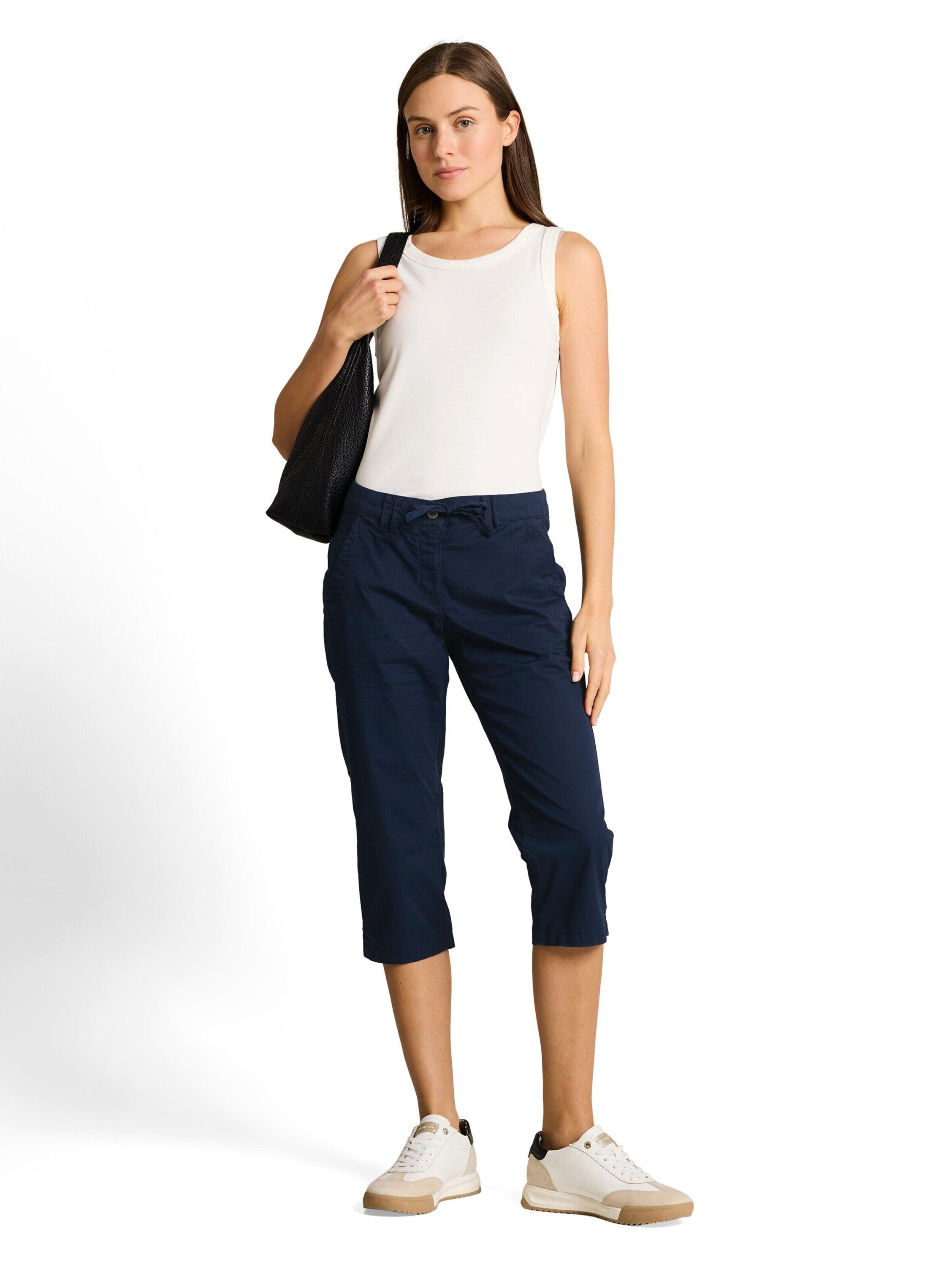 TOM TAILOR 3/4-Hose (1-tlg) Plain/ohne Details