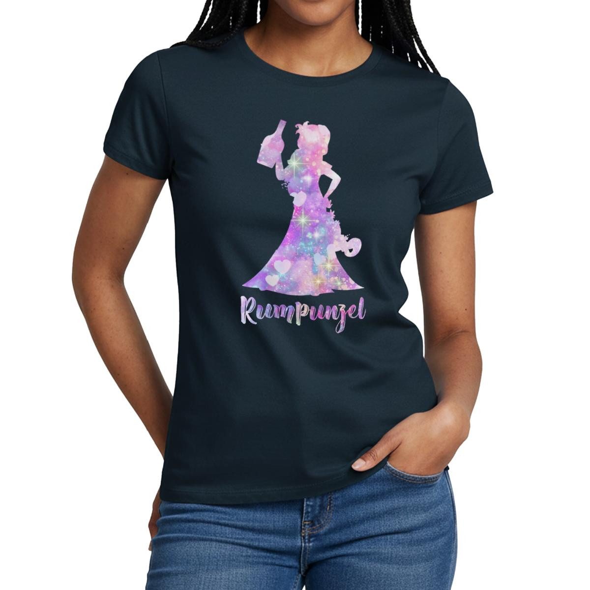 T-Shirt JGA Frauen, Rumpunzel Frauen T-Shirt