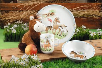 Seltmann Weiden Geschirr-Set Speiseteller 25 cm Fahne Compact Mein Pony 24778 von Seltmann Weiden, Porzellan